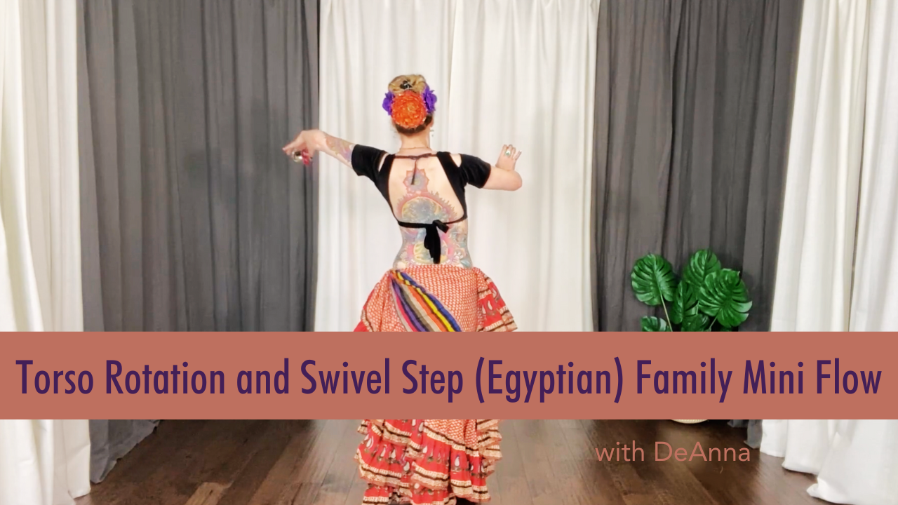 Product image for Torso Rotation and Swivel Step (Egyptian) Family Mini Flow