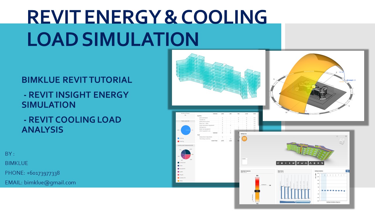 Product image for REVIT ENERGY SIMULATION & COOLING LOAD ANALYSIS