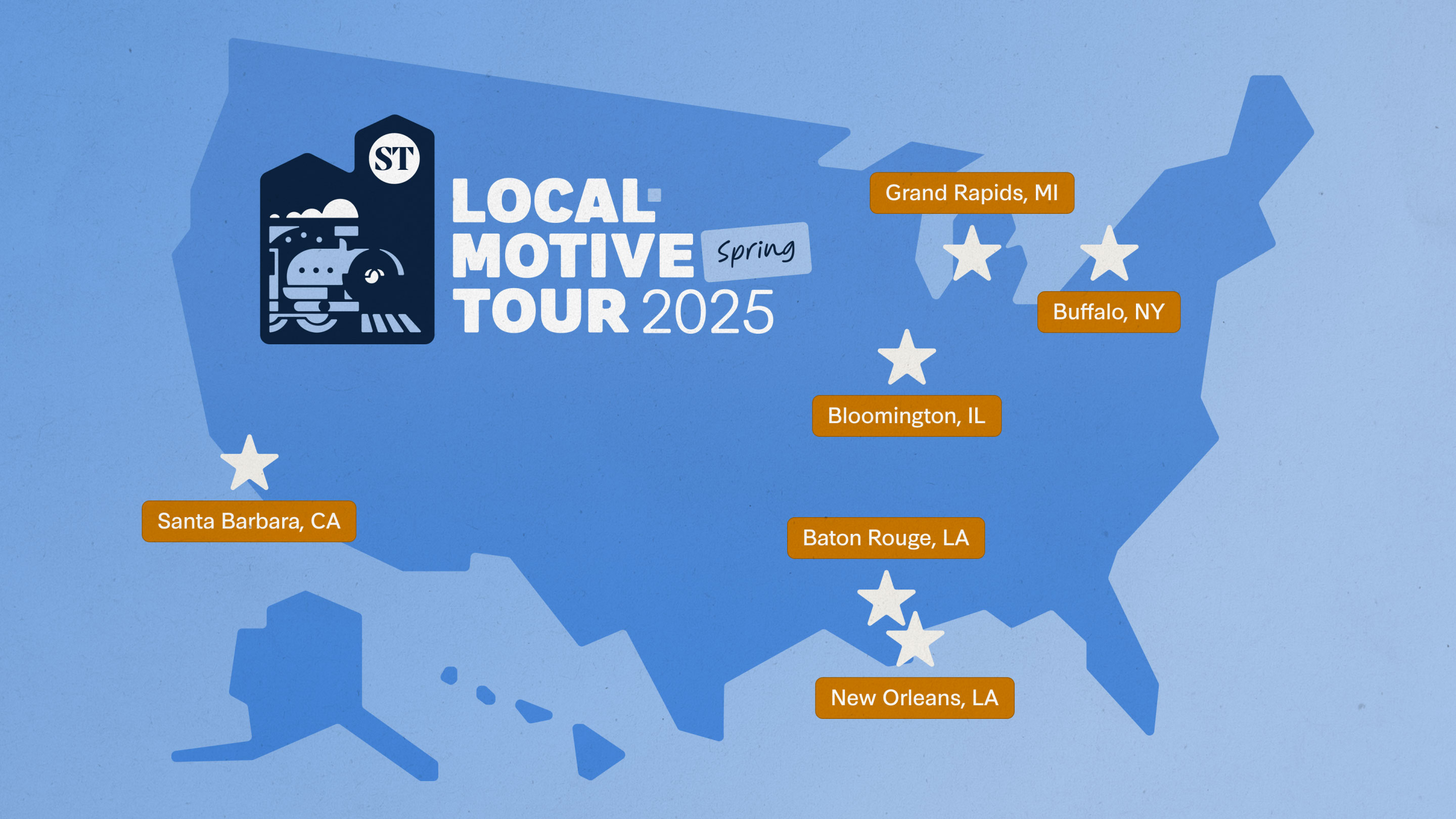 Product image for Strong Towns Local-Motive Spring 2025 Tour: Round-Trip Ticket