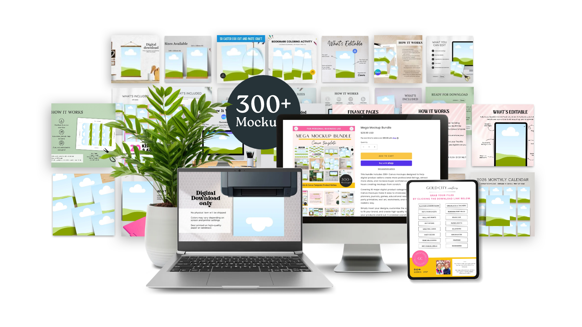 Product image for Mega Mockup Bundle