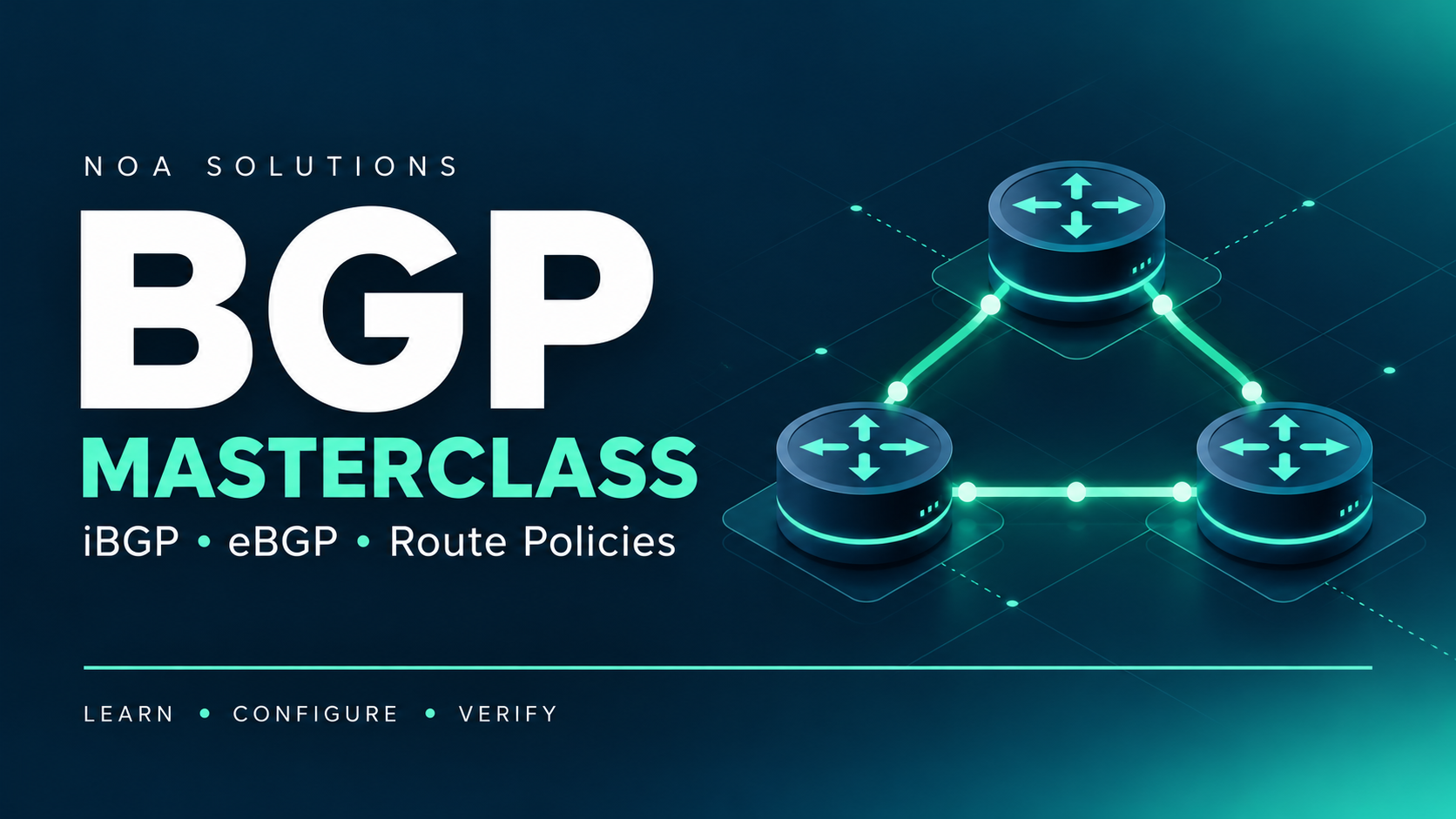 Product image for BGP Masterclass 2026 — Full iBGP/eBGP, Route Policies & SP Design by Triple CCIE Sikandar