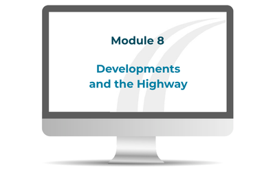 Product image for Highway Law - Module 8 - Developments and the Highway