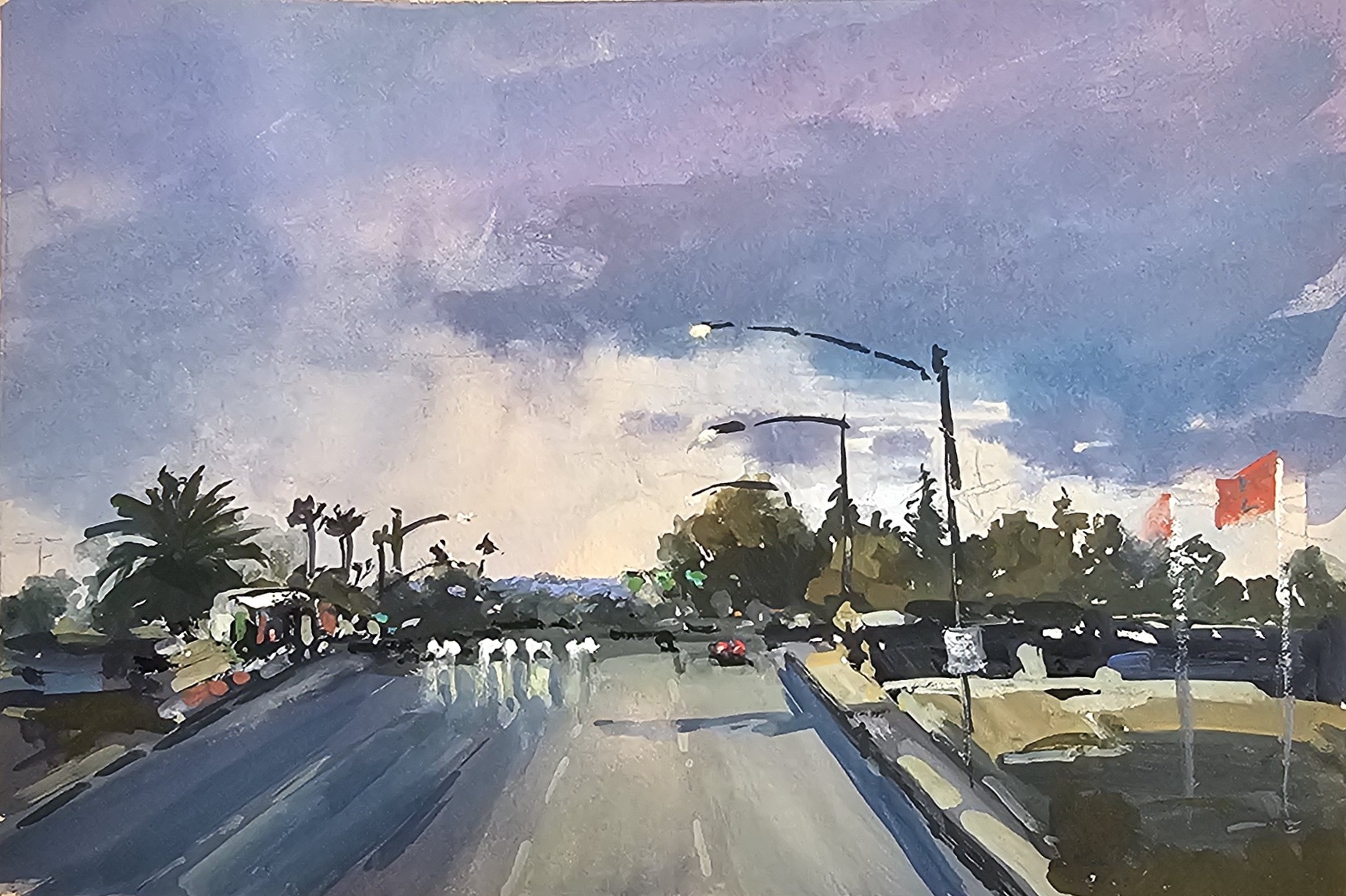 Rainy Street Scene