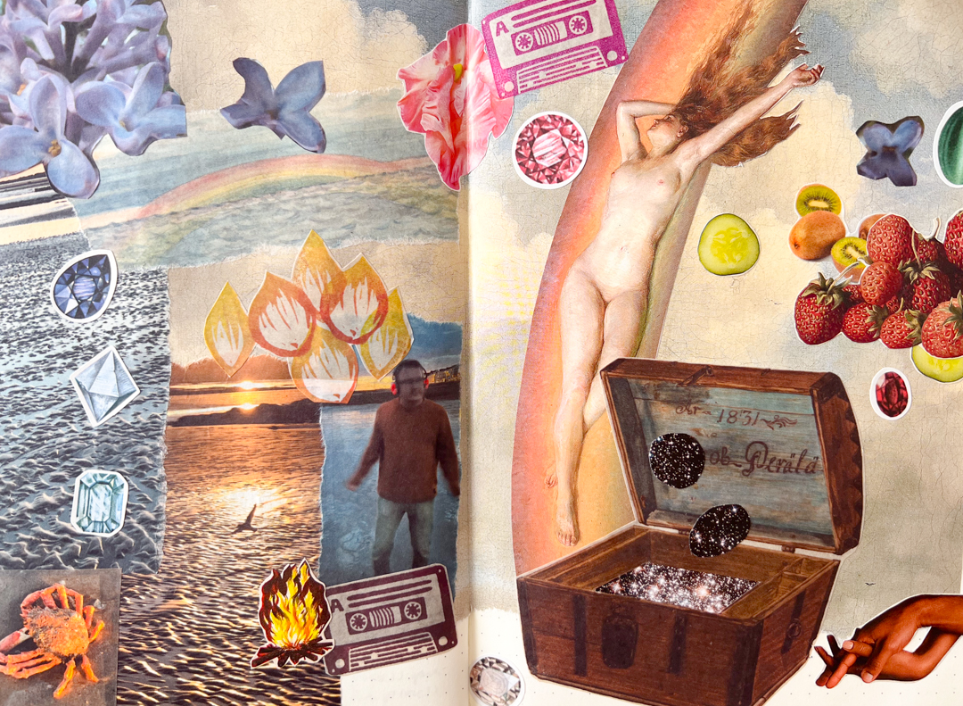 joyous journal collage