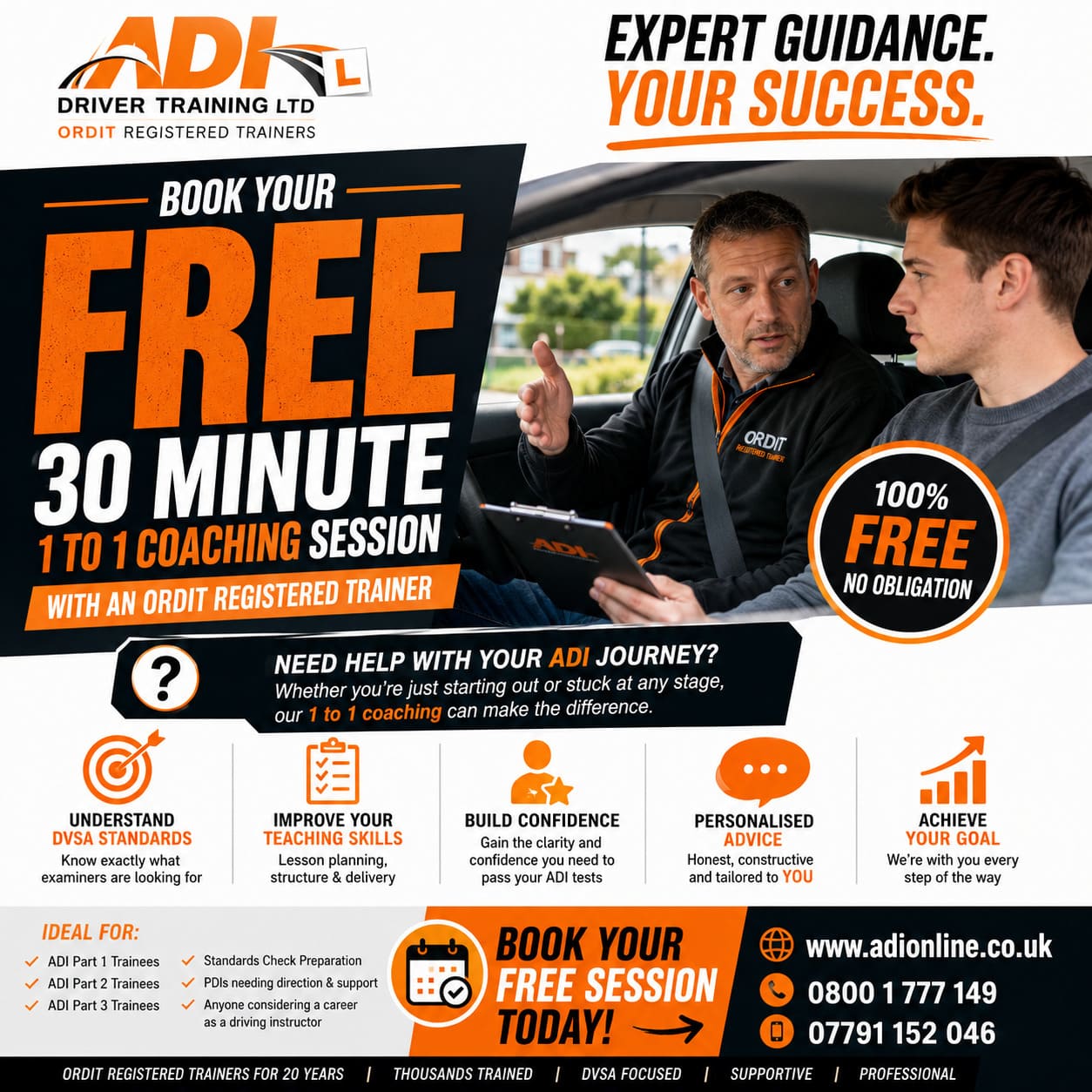 adi coaching for adi part 1, adi part 2, adi part 3