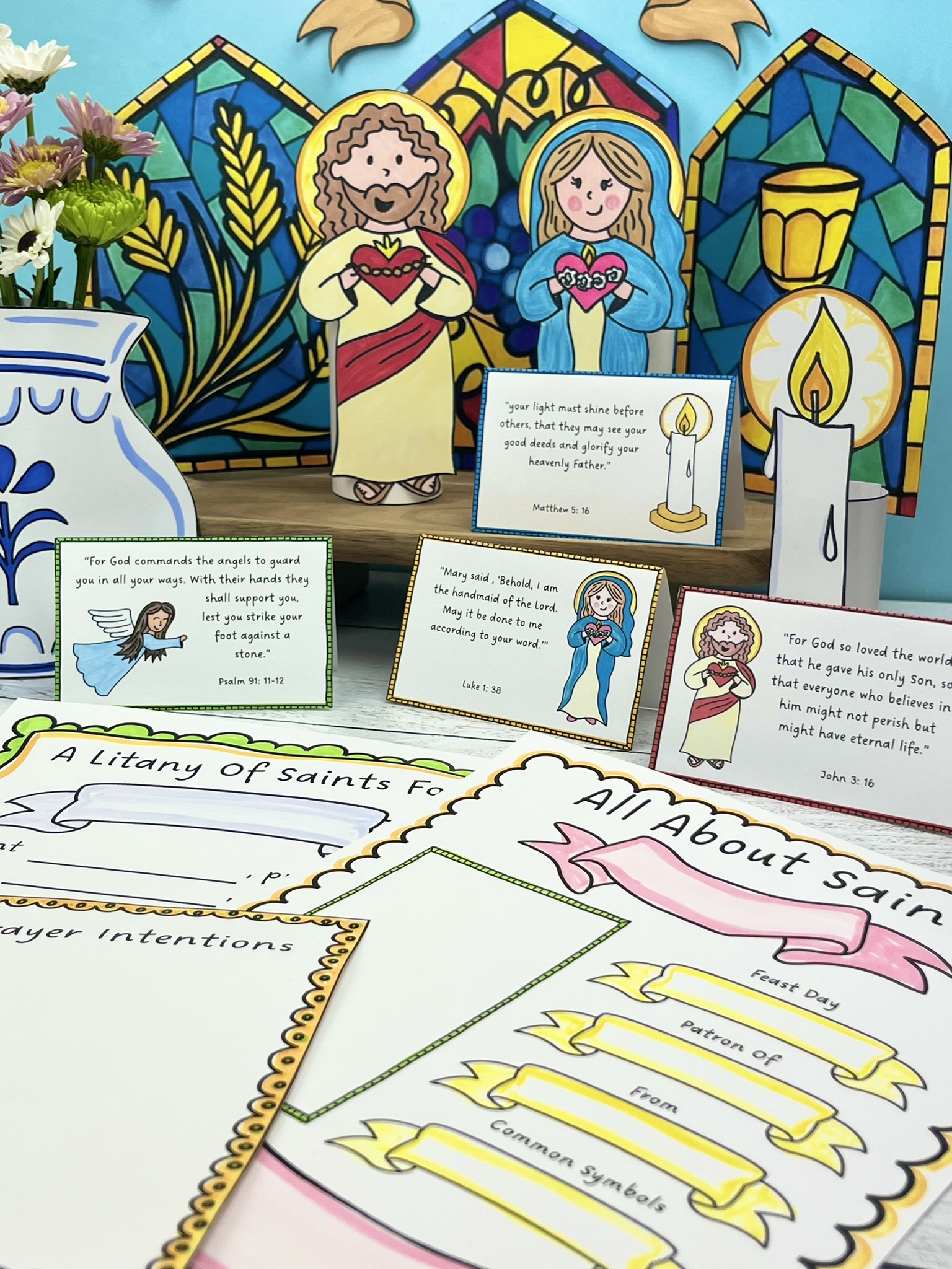 August Home Altar Printables