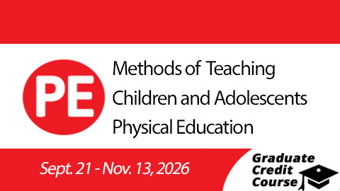 Product image for Methods of Teaching Children and Adolescents Physical Education (Fall 2026)