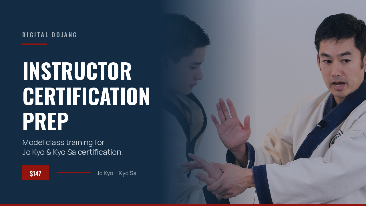 Product image for Instructor Certification Prep — Jo Kyo & Kyo Sa