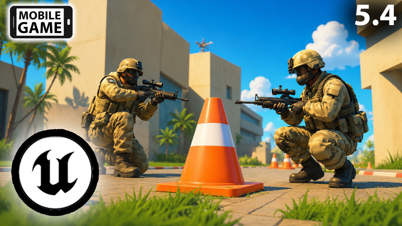 Product image for Unreal Engine 5 Multiplayer Prop Hunt Game