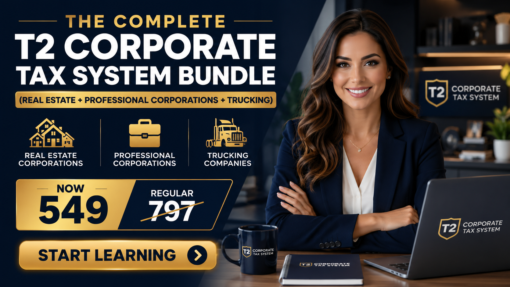 Product image for The Complete T2 Corporate Tax System Bundle 