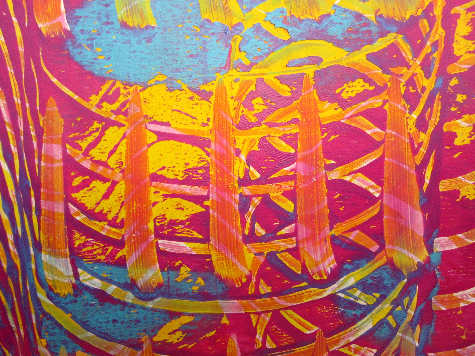 Finished gel print