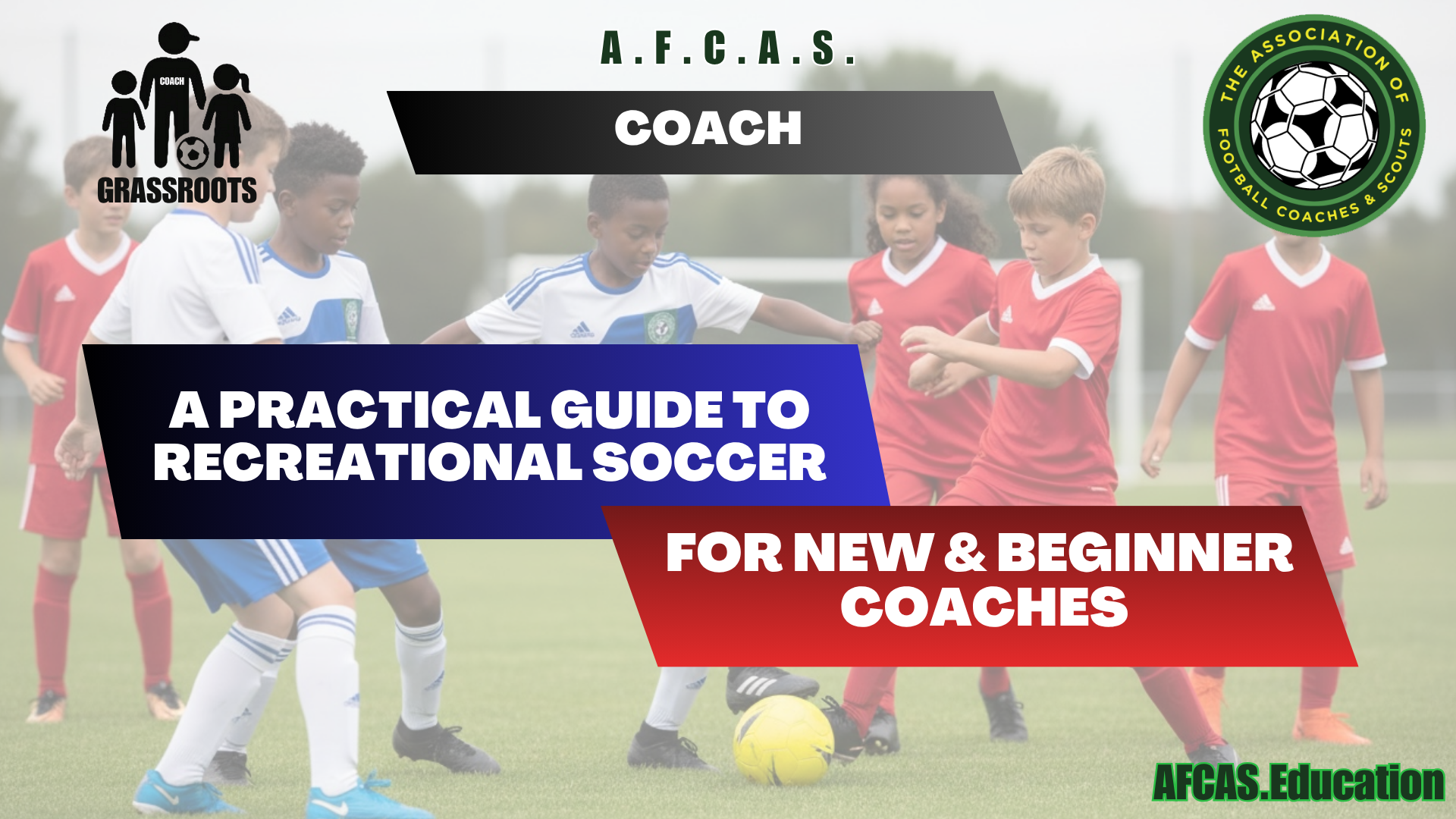 Product image for RECREATIONAL SOCCER - PRACTICAL GUIDE - FOR NEW & BEGINNER COACHES