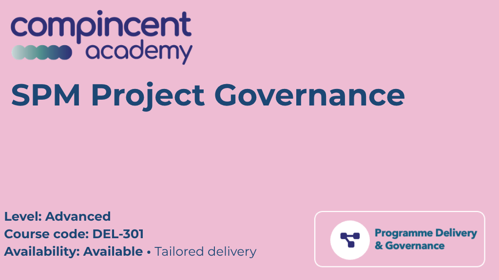 Product image for SPM Project Governance