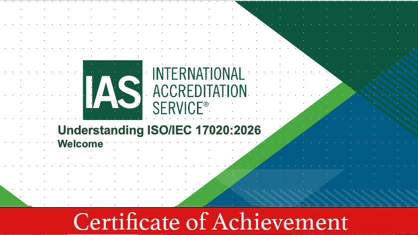Product image for 3001-Understanding ISO/IEC 17020:2026 for Inspection Bodies (New Revision of the Standard)