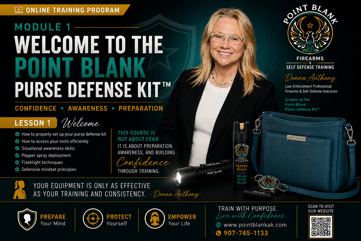 Product image for Point Blank Purse Defense Kit™ Training