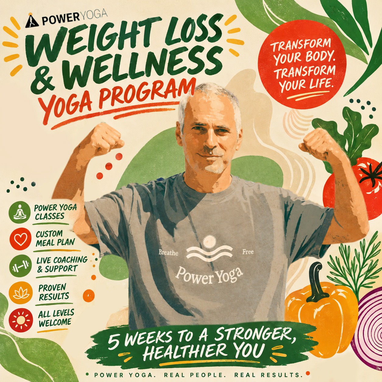 Product image for 5-Week Yoga for Weight Loss & Wellness Program: Fall 2026
