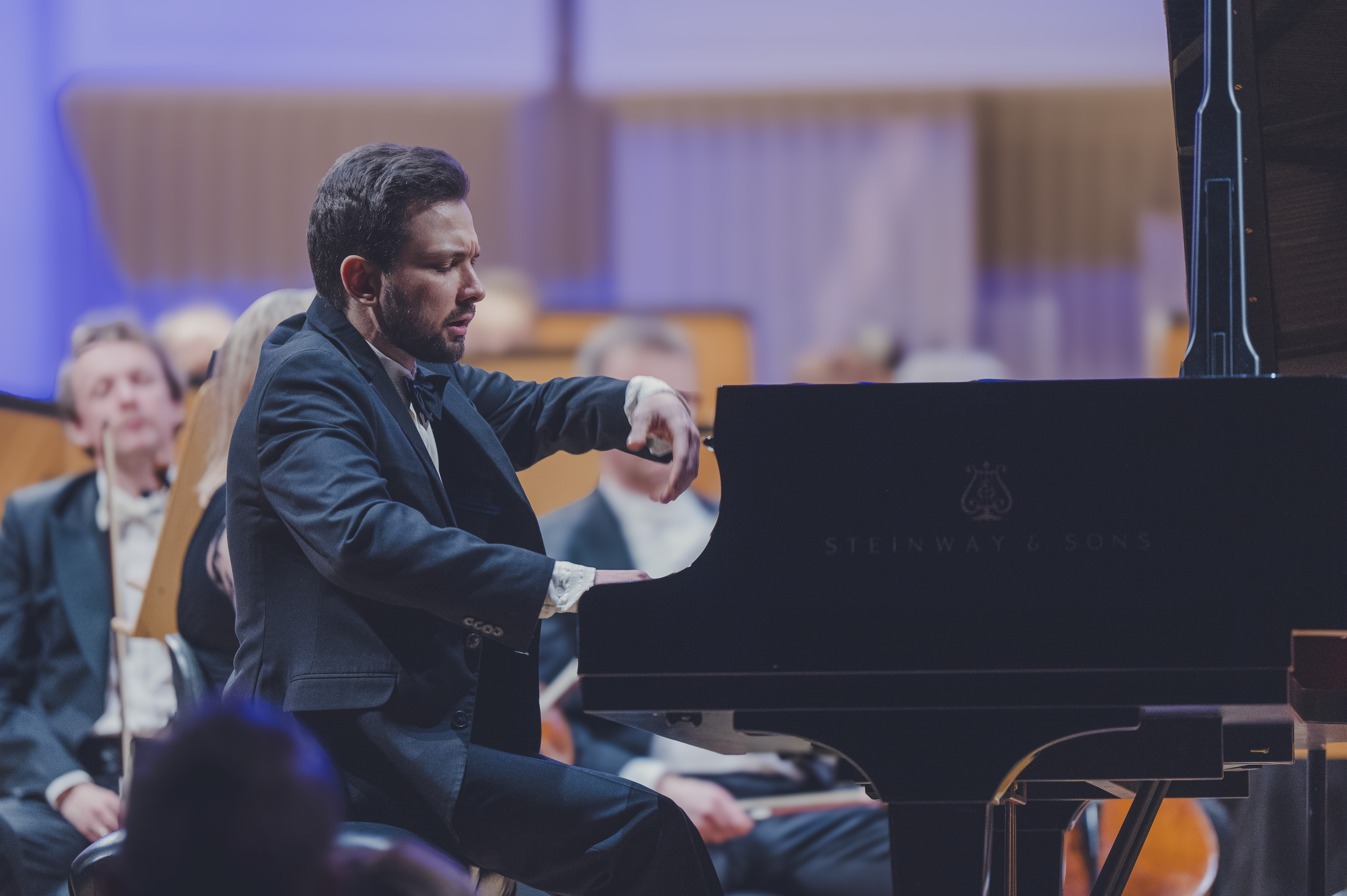 Denis Zhdanov at the piano