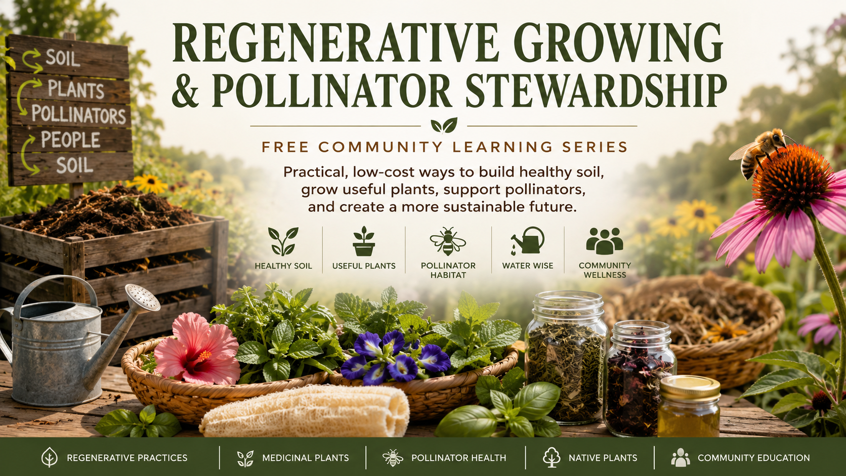 Product image for Regenerative Growing & Pollinator Stewardship