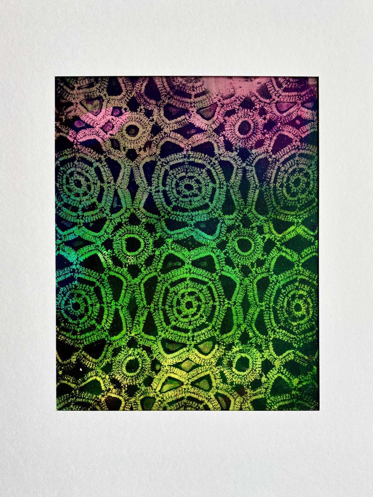 Finished gel print