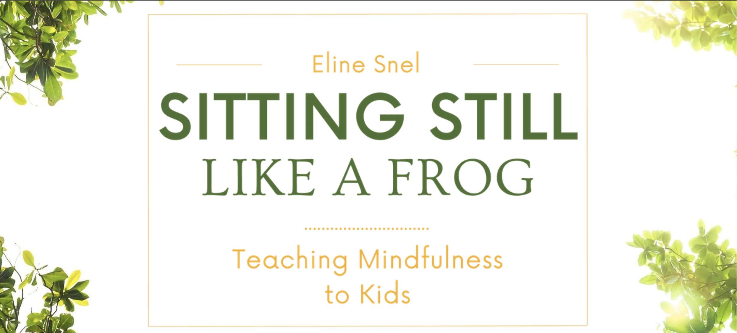 Product image for Sitting Still Like a Frog