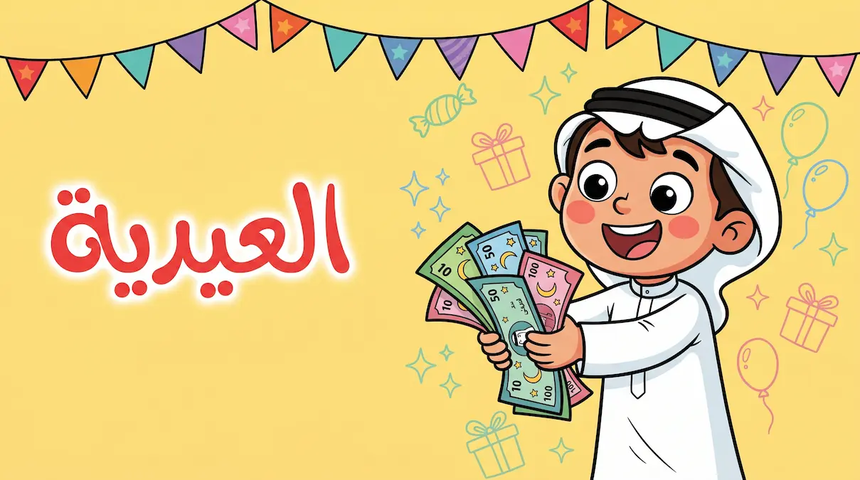 غلاف كتاب العيدية