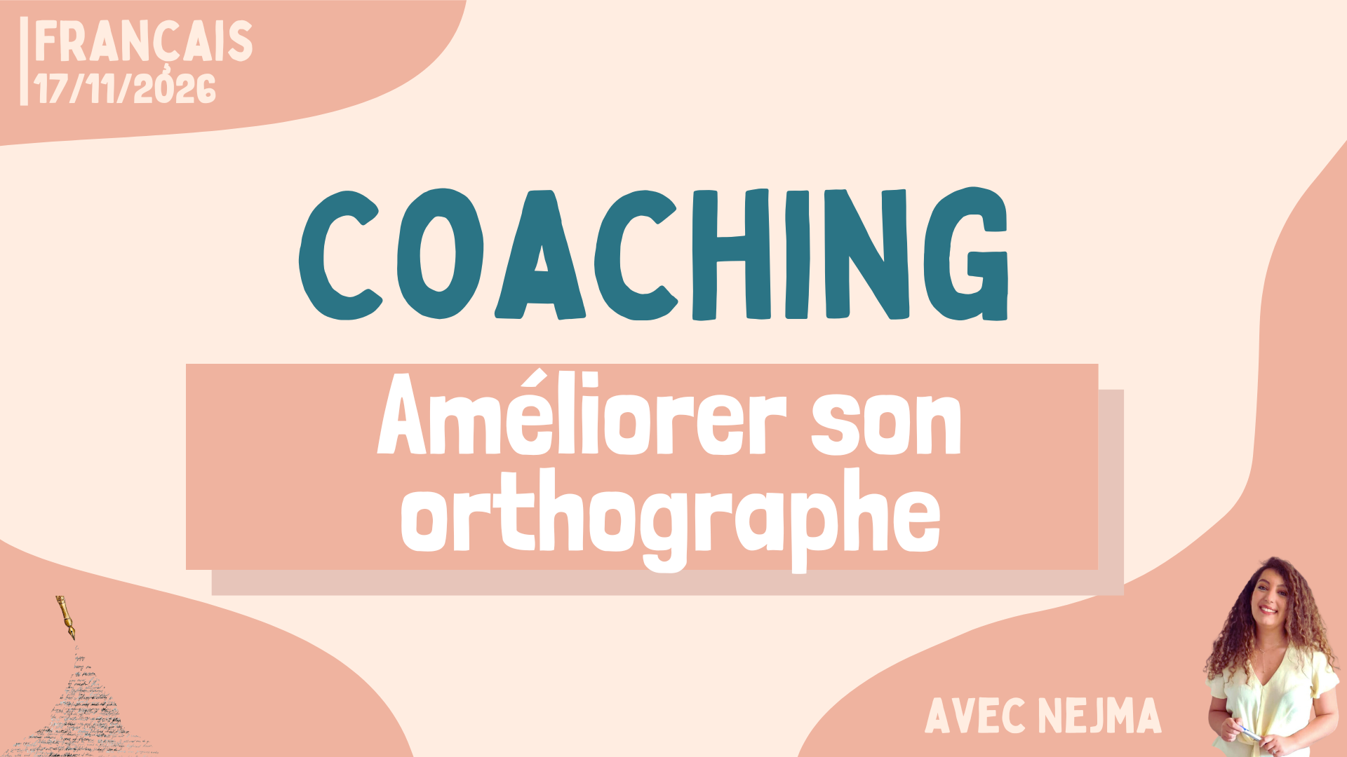 Image du produit pour Coaching "Améliorer son orthographe"