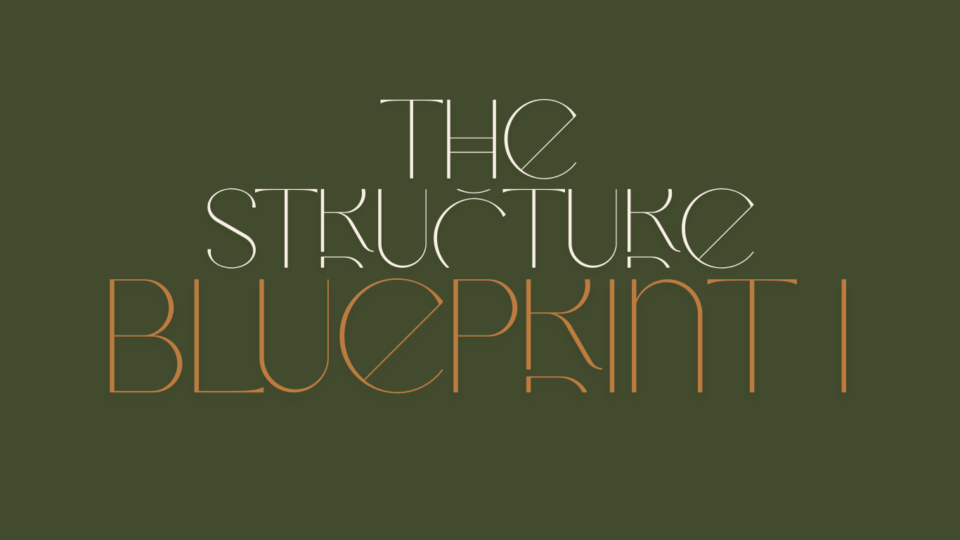 Product image for The Structure Blueprint I 