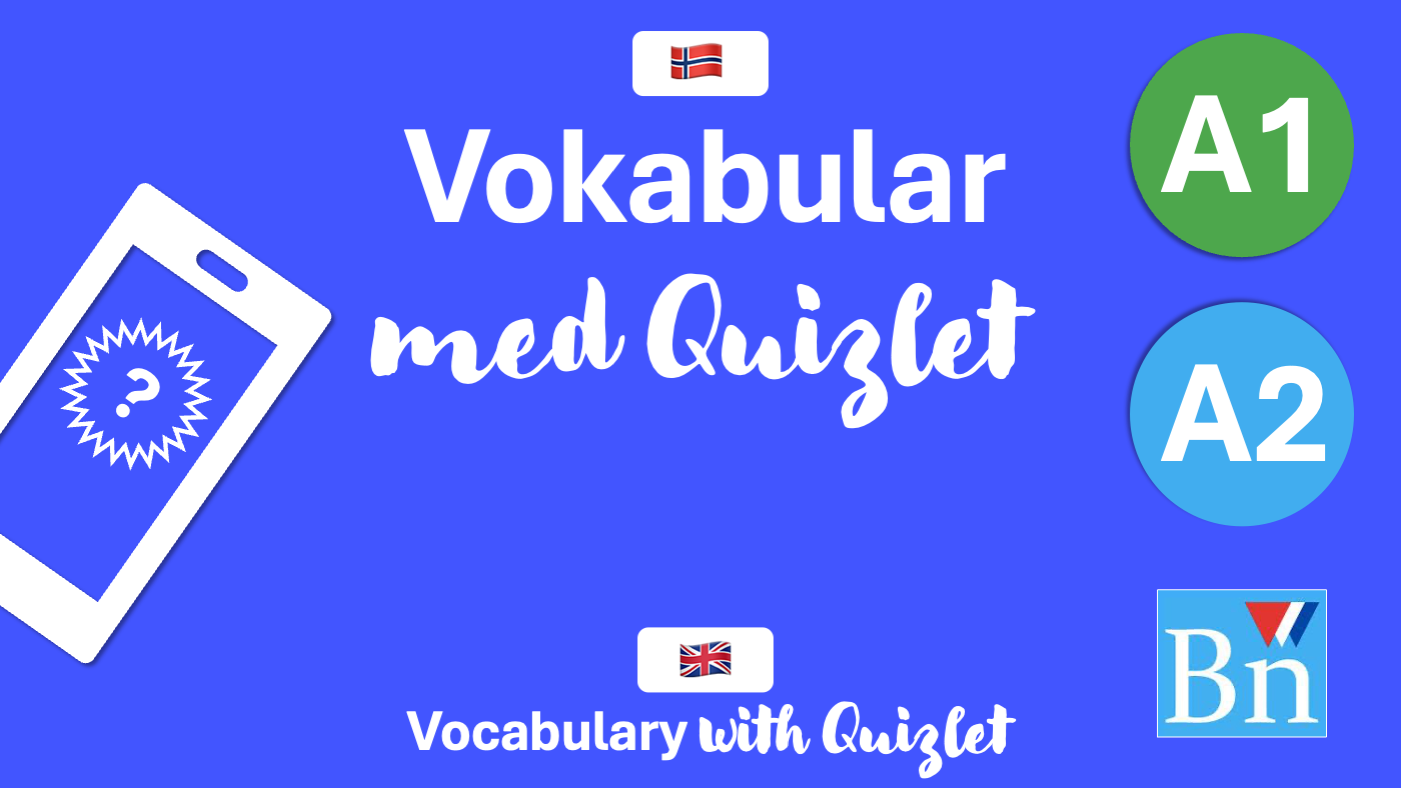 Product image for Vokabular med Quizlet (A1-A2) [Vocabulary with Quizle (A1-A2)]