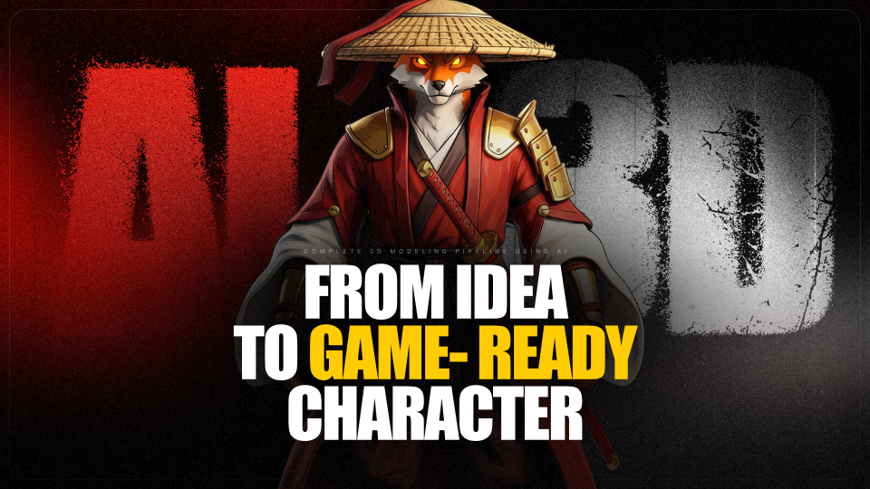 Product image for AI x 3D — From Idea to Game-Ready Character