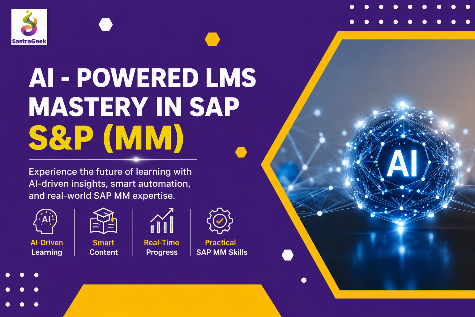 Product image for  AI -Powered LMS Mastery in SAP S&P (MM)