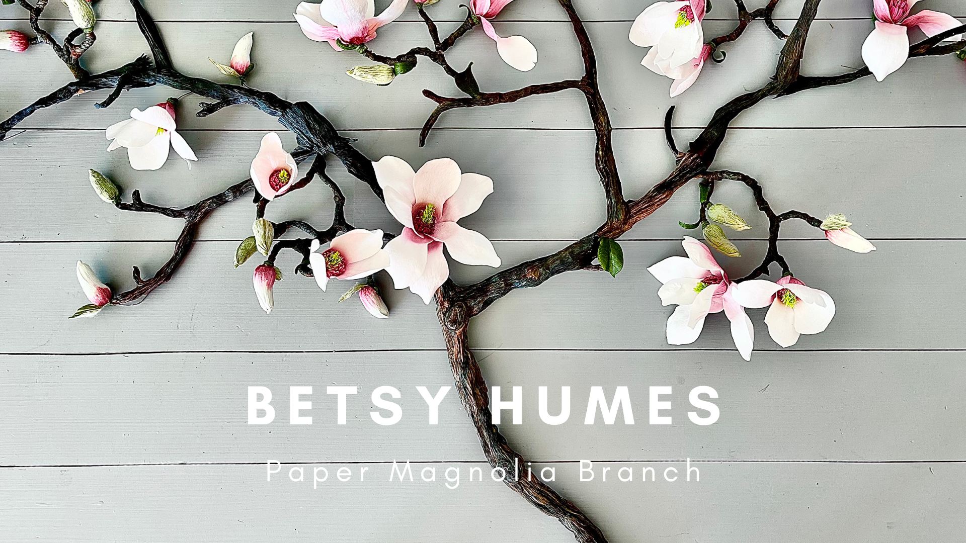 Product image for Paper Magnolia Branch with Betsy Humes