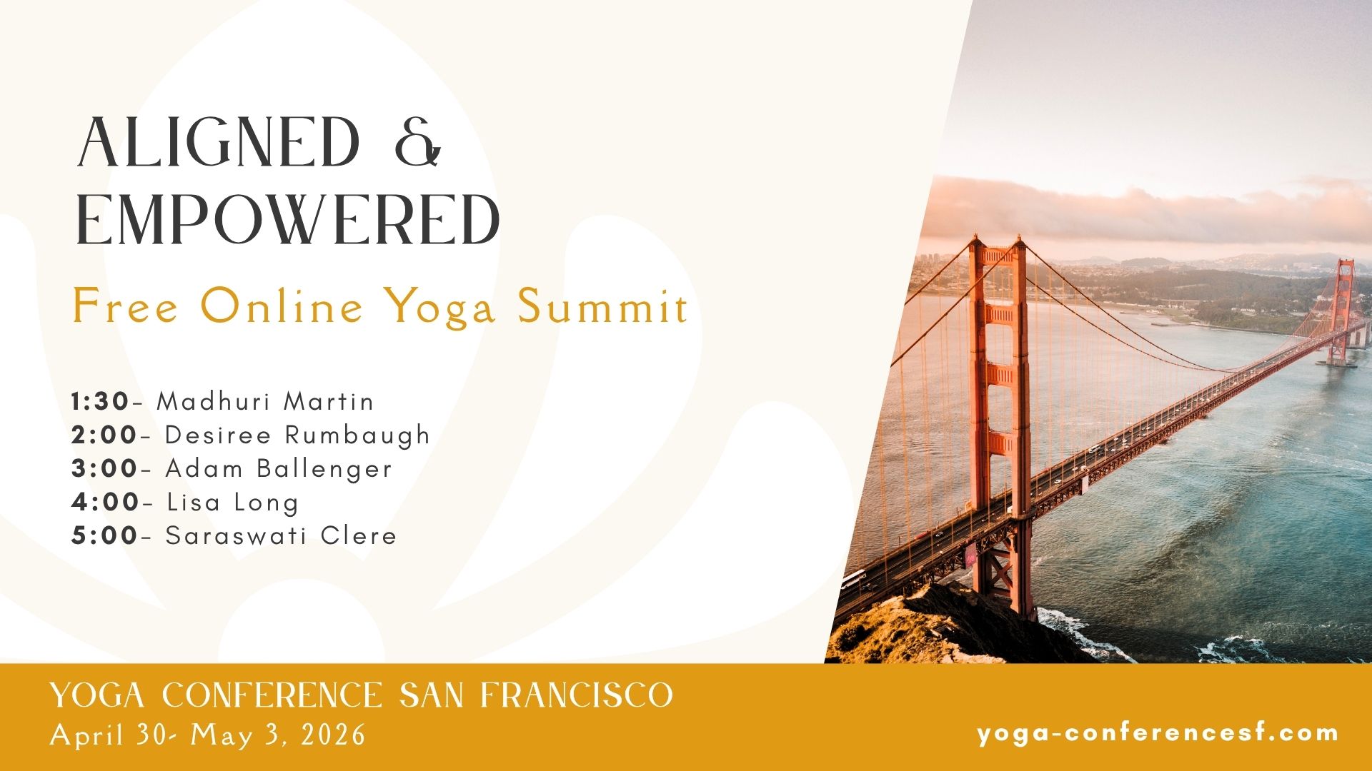 Product image for Aligned and Empowered - Yoga Summit