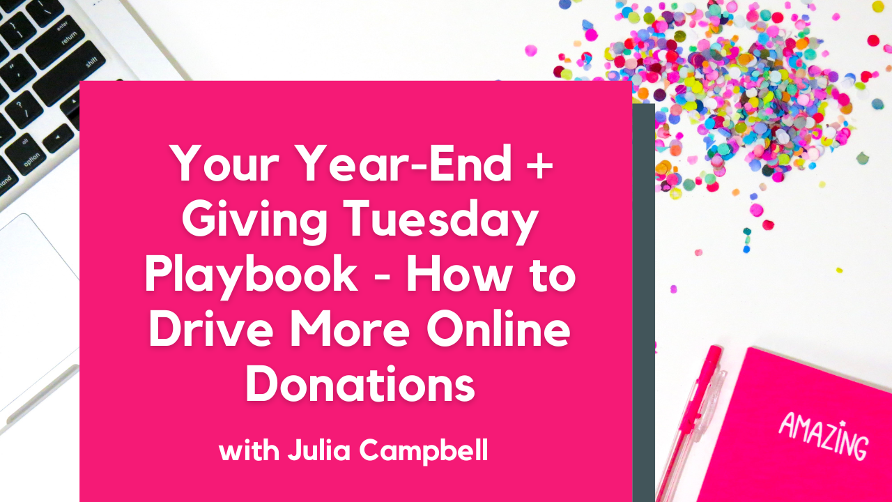 Product image for 🚨 NEW: Your Year-End + Giving Tuesday Playbook - How to Drive More Online Donations