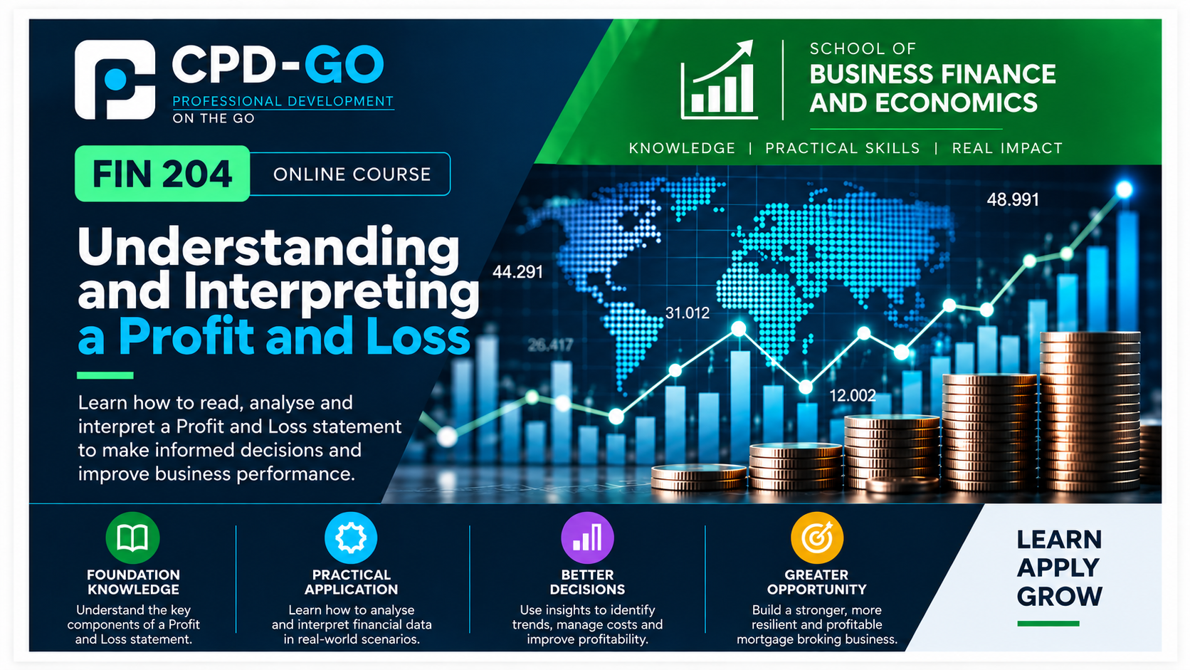 Product image for FIN 204 - Understanding and Interpreting a Profit  and Loss