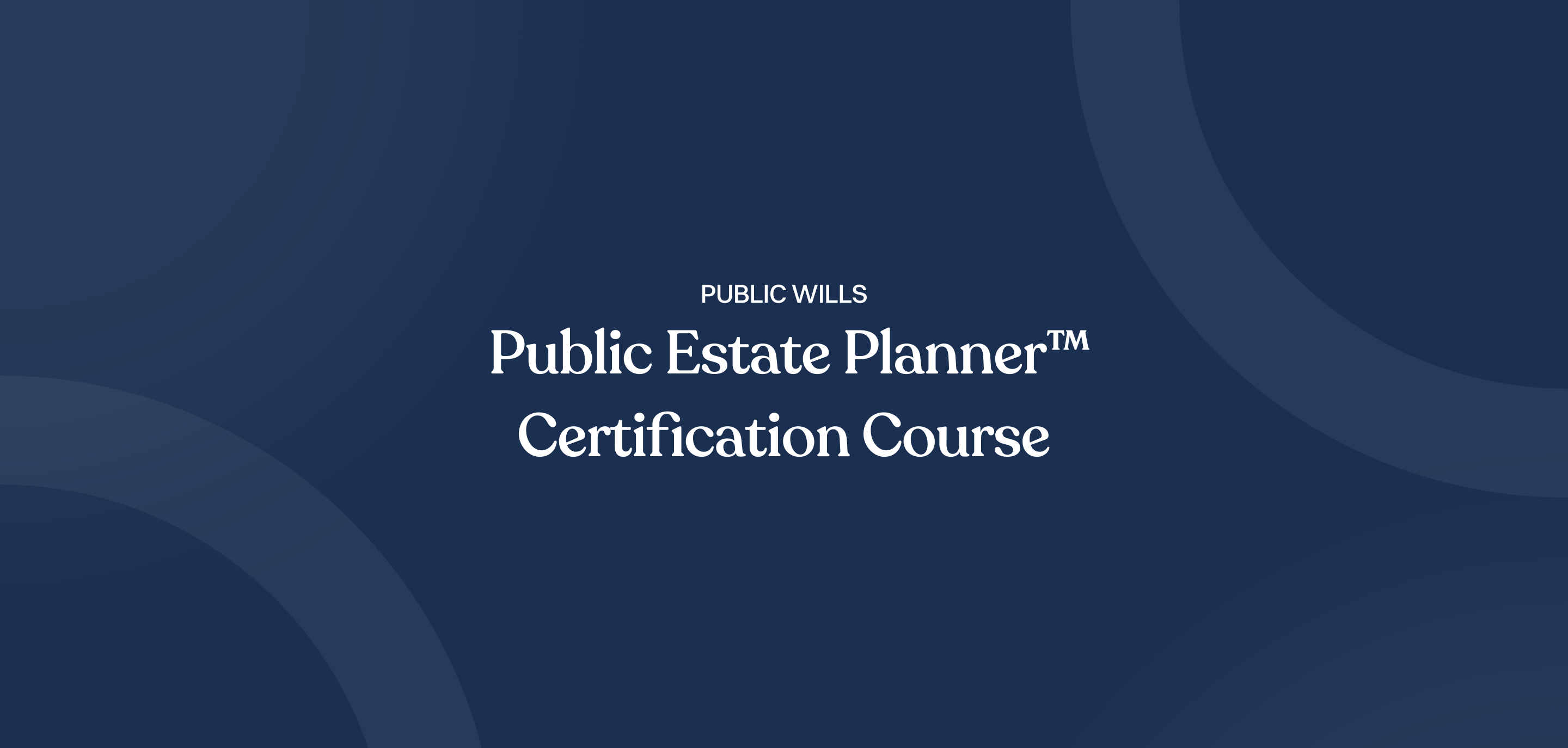 Product image for Public Estate Planner™