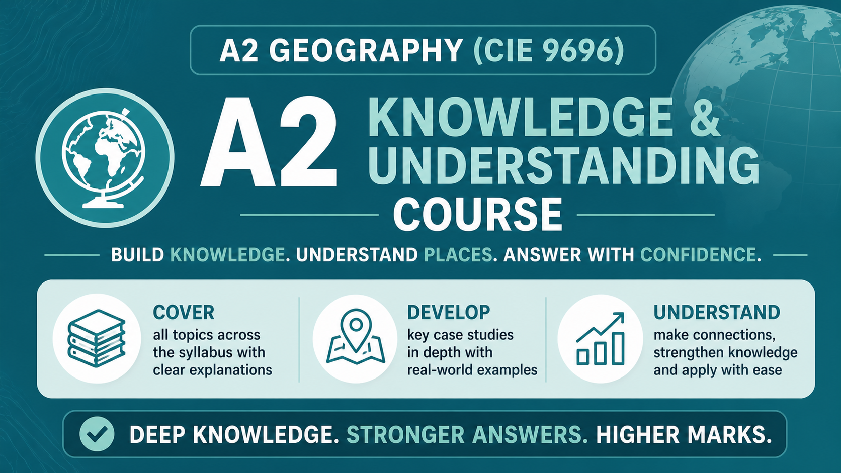 Product image for A2 Geography (CIE 9696) - Knowledge & Understanding, Paper 3 & 4