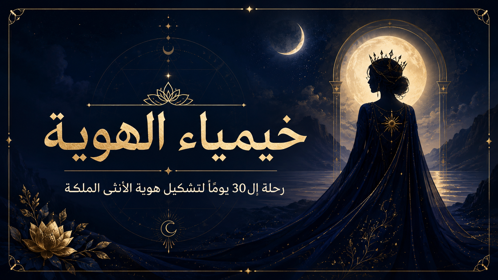 Product image for  خيمياء الهوية المستوى الأول للأمان الأنثوي: تشكيل هوية الأنثى الملكة