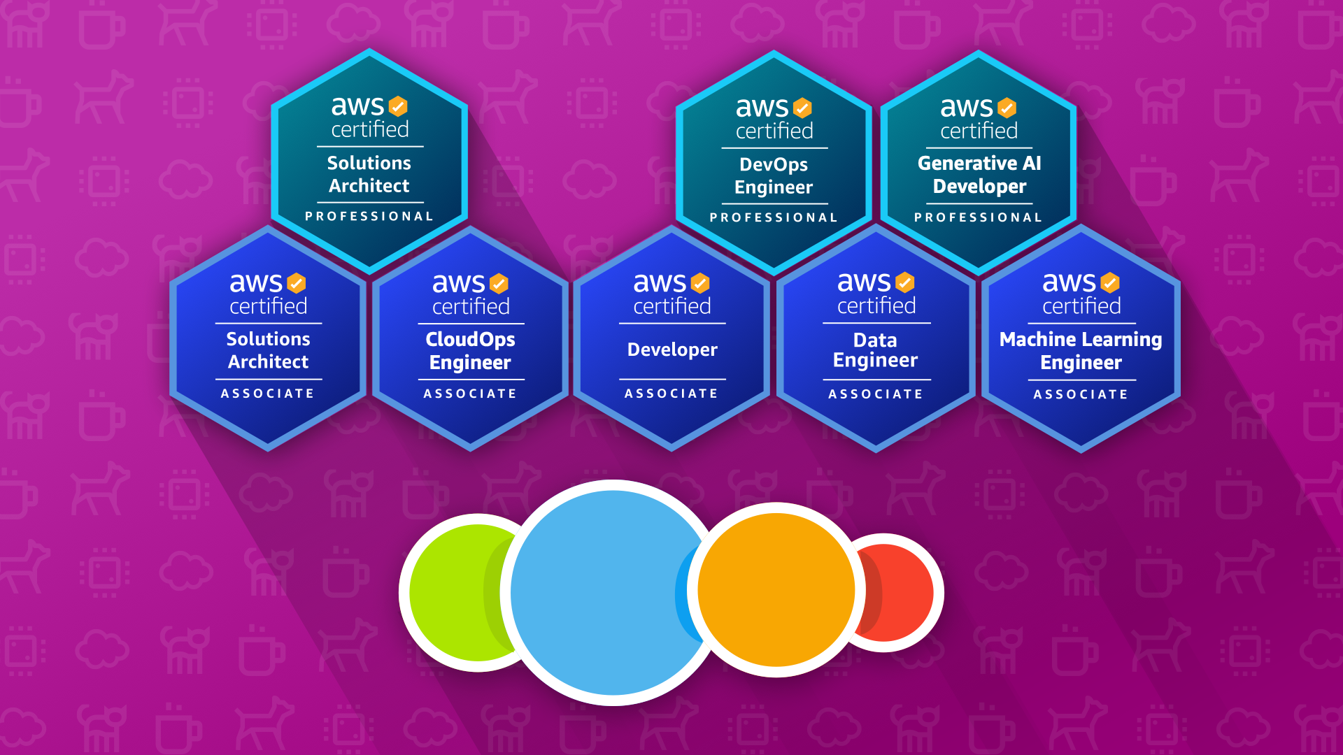 Product image for AWS ALL Associate and Professional Bundle