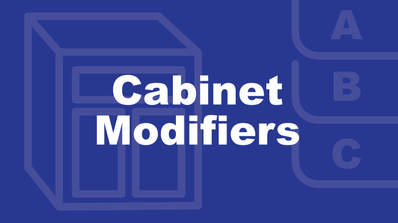 Product image for Cabinet Modifiers