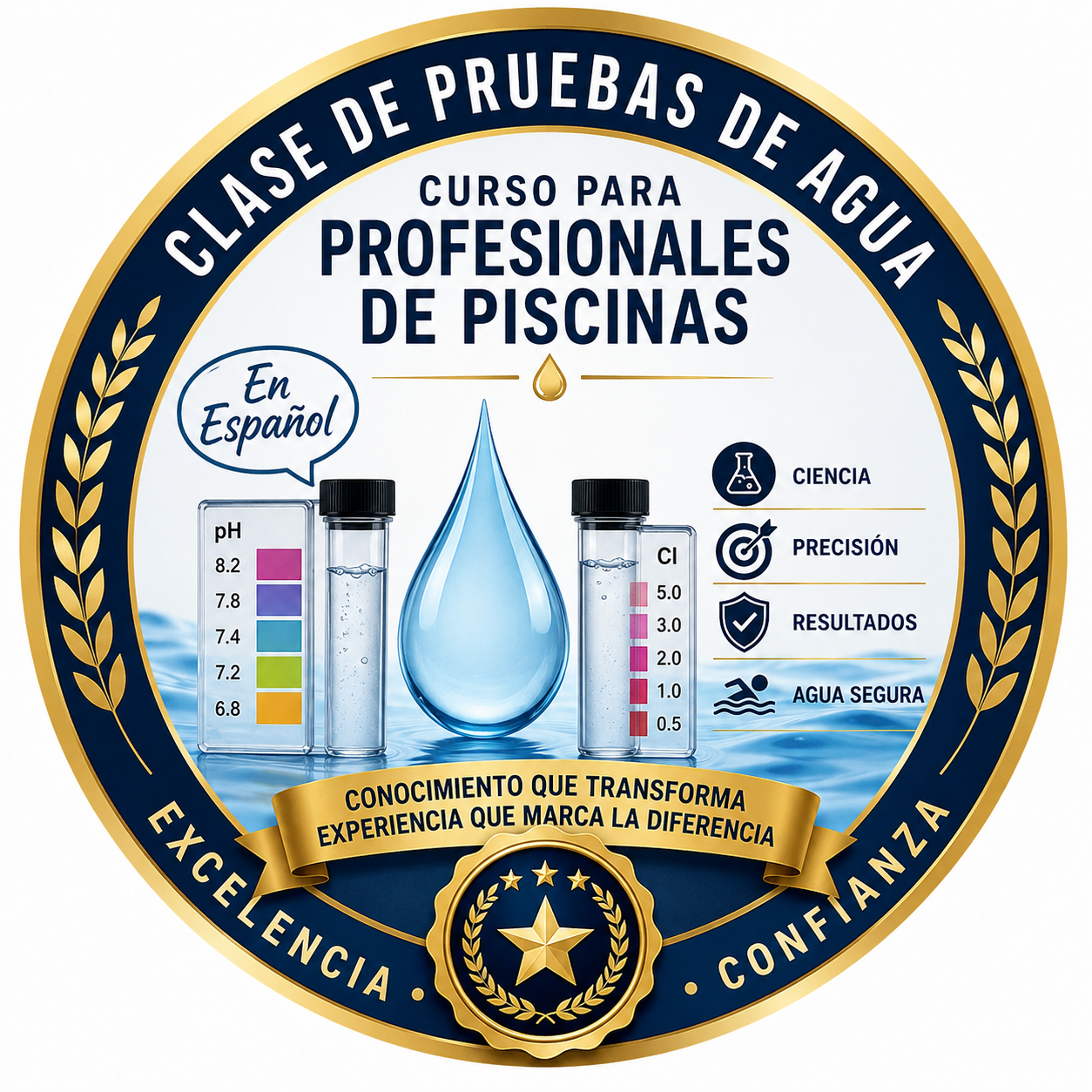 Product image for Pruebas del agua de piscinas e interferencias en los análisis.