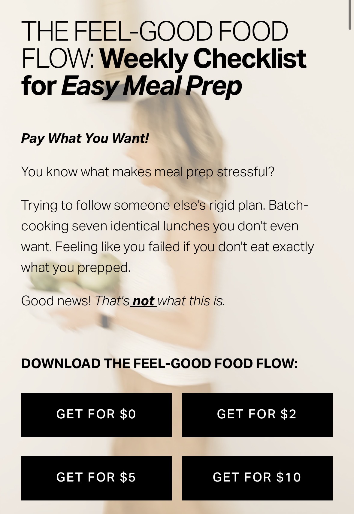 Product image for Meal Prep Food Flow Guide