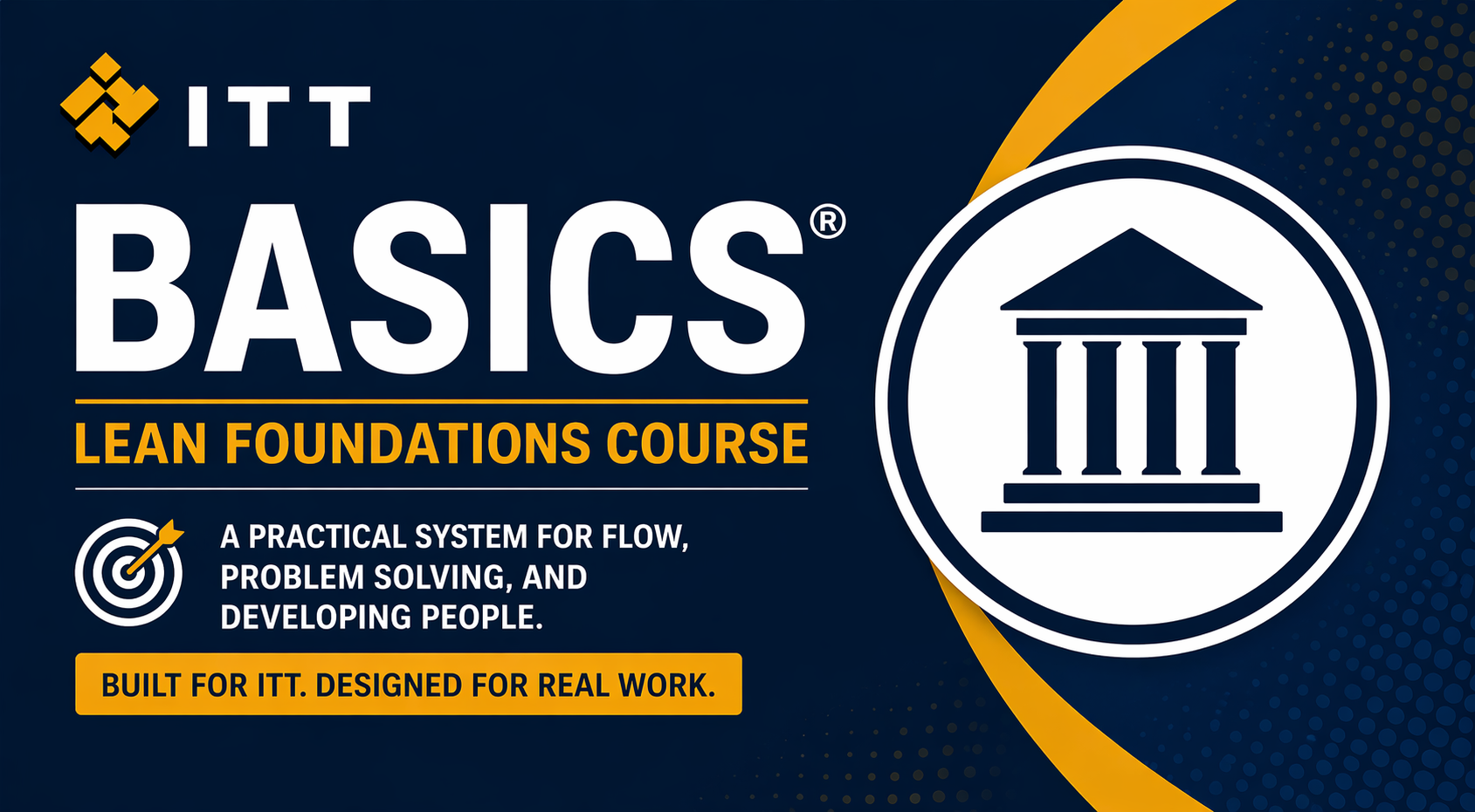 Product image for ITT BASICS Lean® Foundations Course