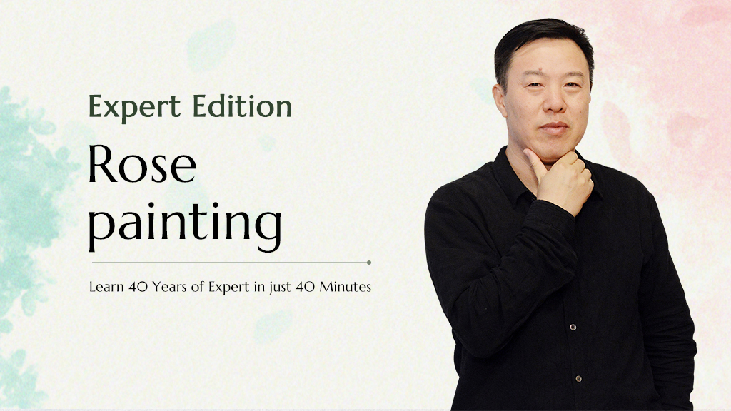Product image for Advanced Watercolor Mastery – Rose Painting