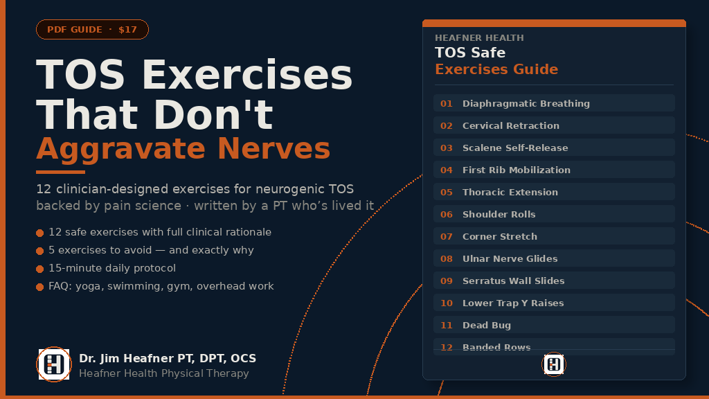 Product image for TOS Exercises that Don't Aggravate Nerves