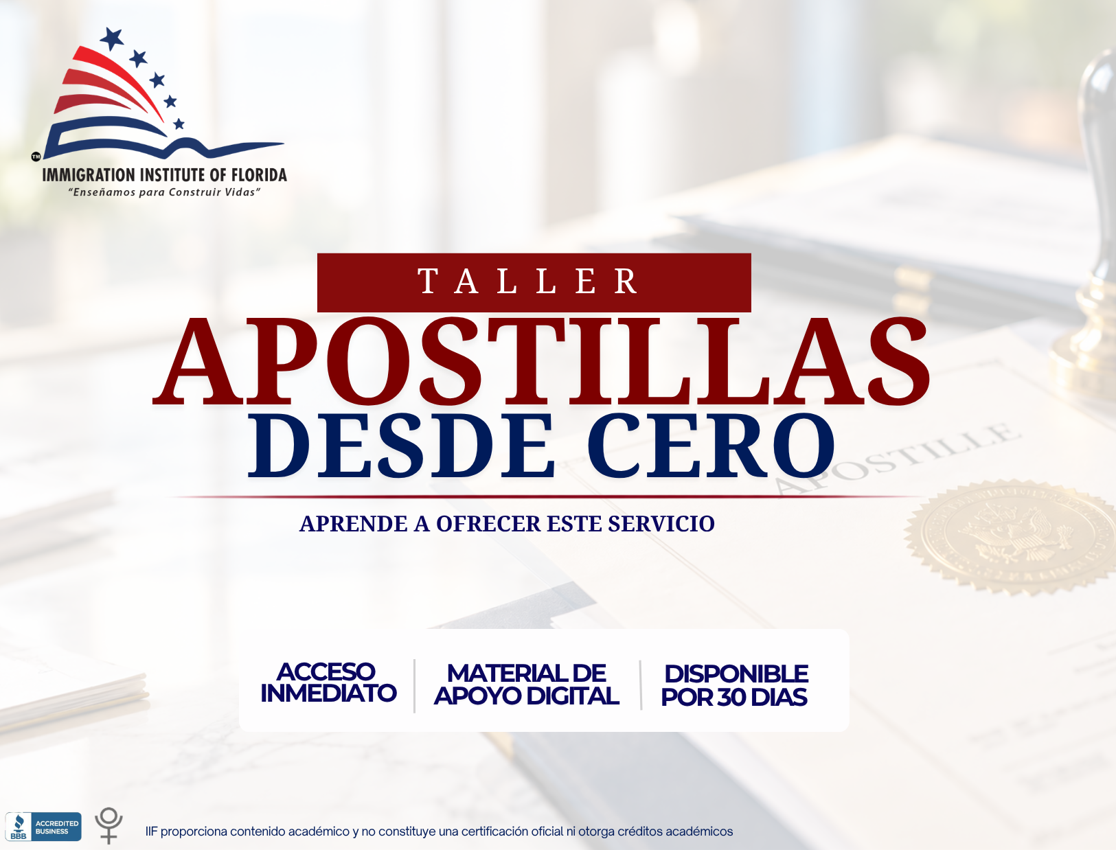 Product image for TALLER ONLINE: APOSTILLAS DESDE CERO