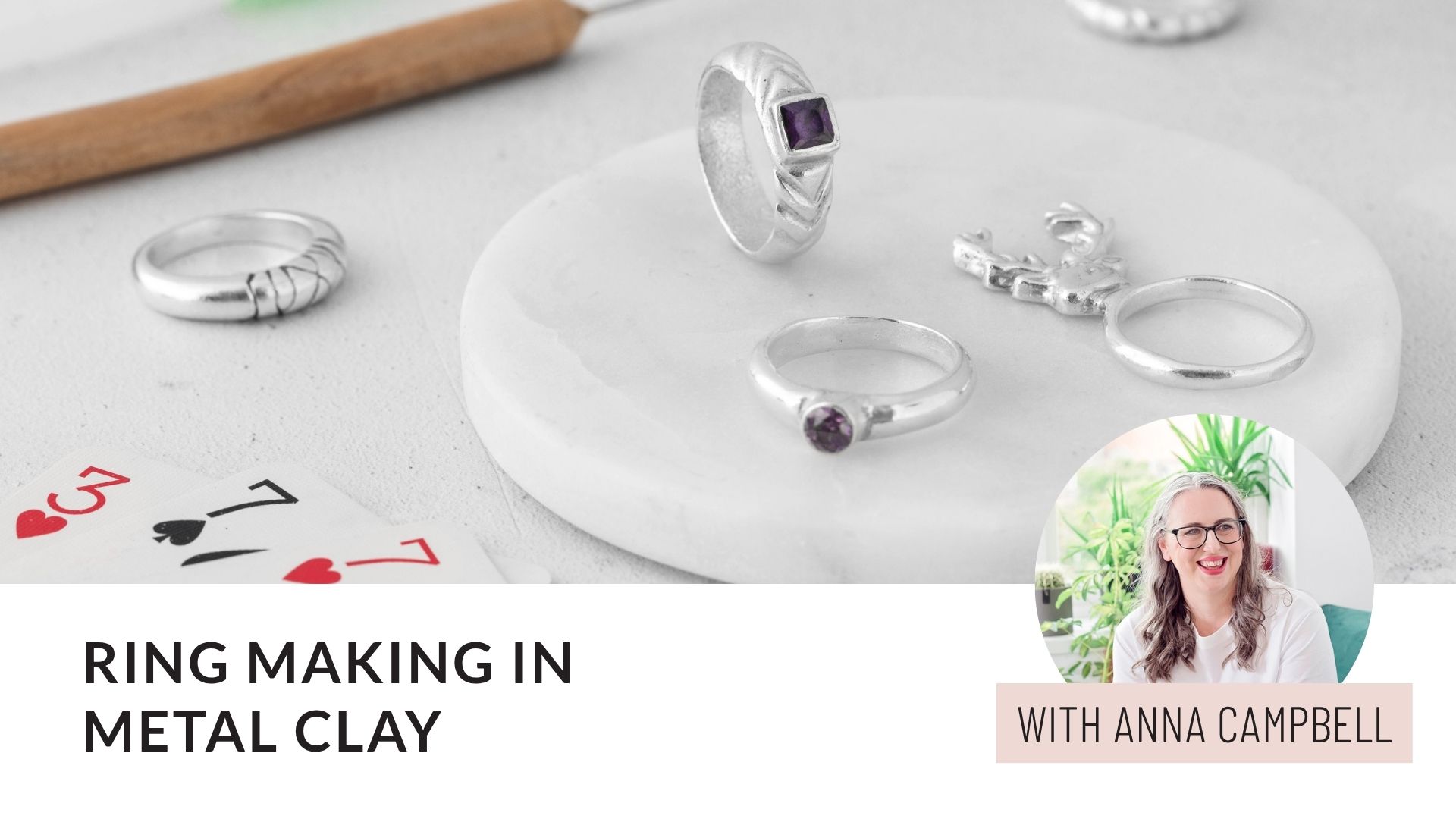 Product image for Ring Making in Metal Clay