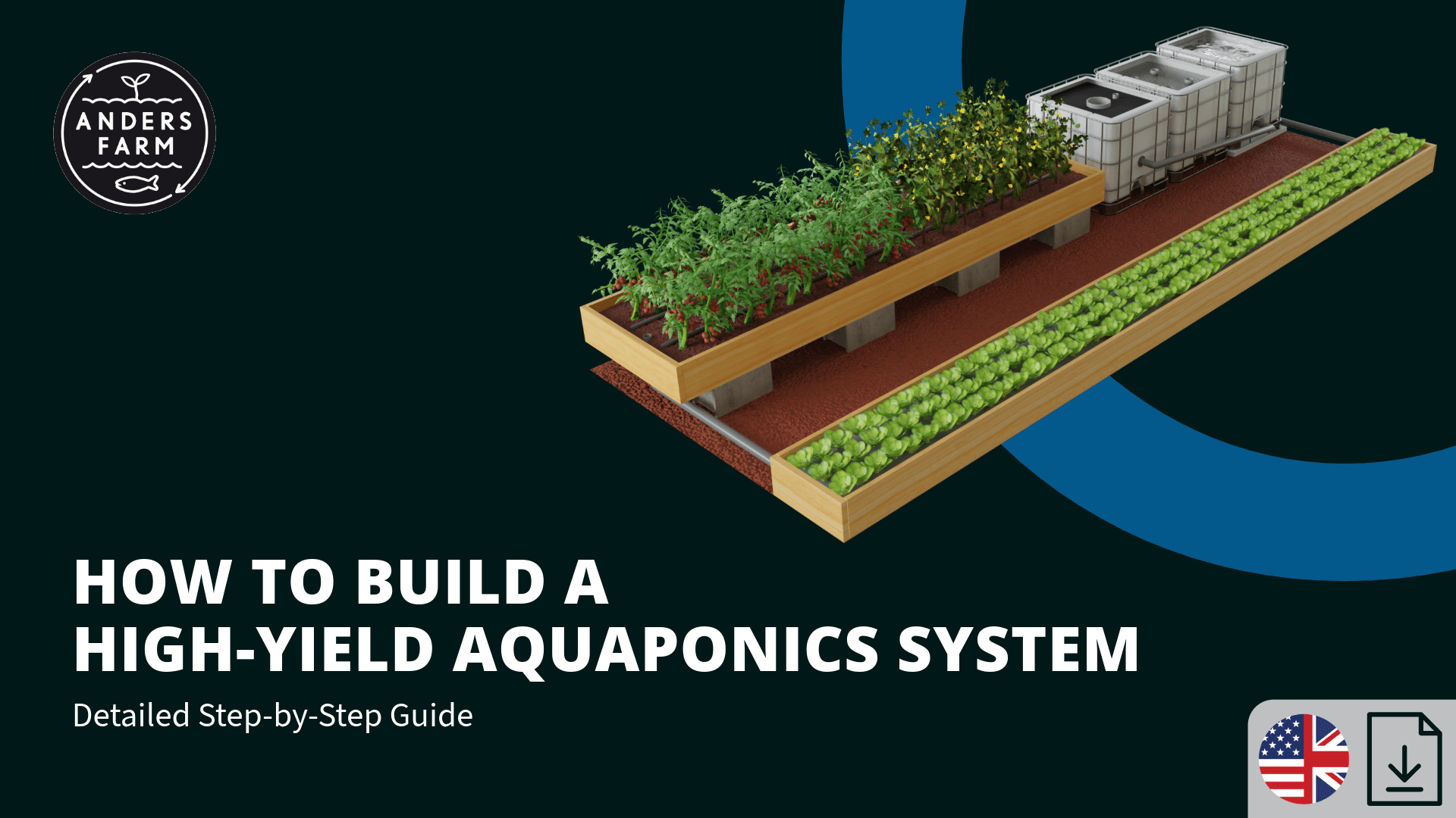 Product image for How to Build & Start a High-Yield Aquaponics System - Step-by-Step Guide with Complete Building Instructions