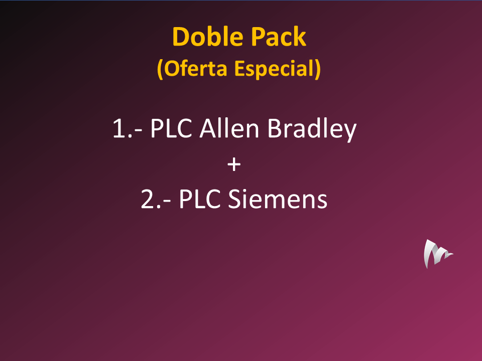 Product image for PACK DOBLE: Allen Bradley + PLC Siemens