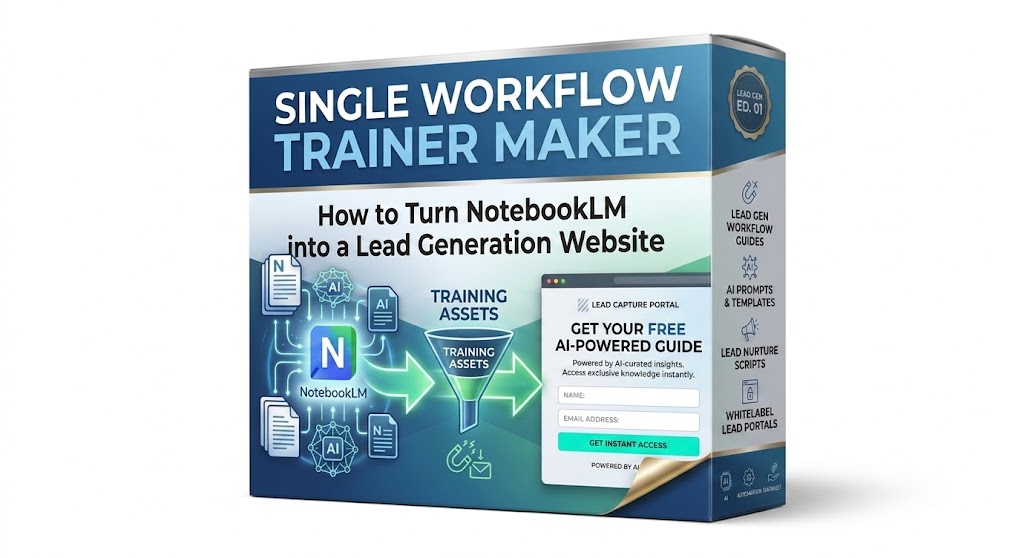Product image for (2026) - WFTM17 - How to Turn NotebookLM Into a Lead Gen Website