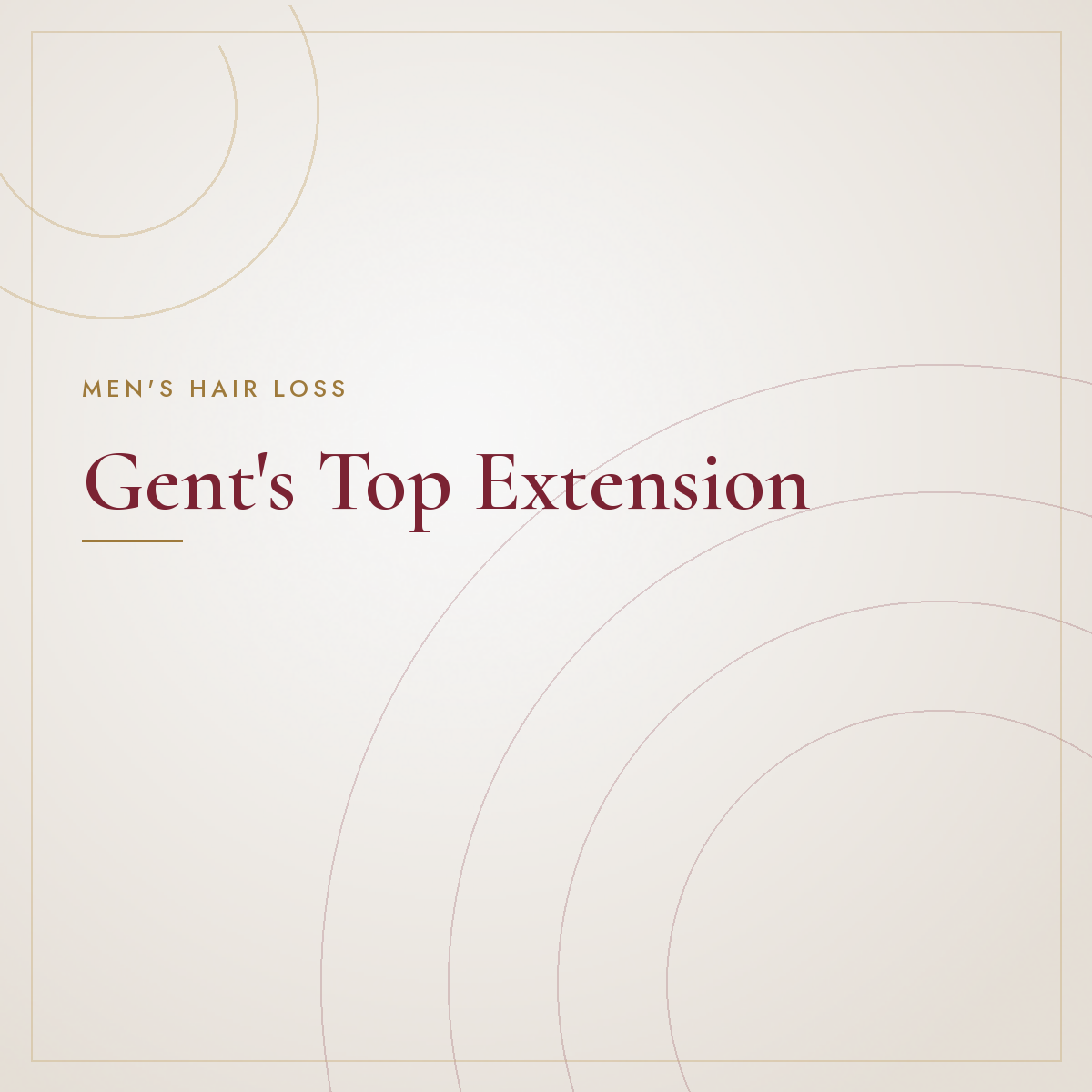 Gent's top extensions for men's hair loss
